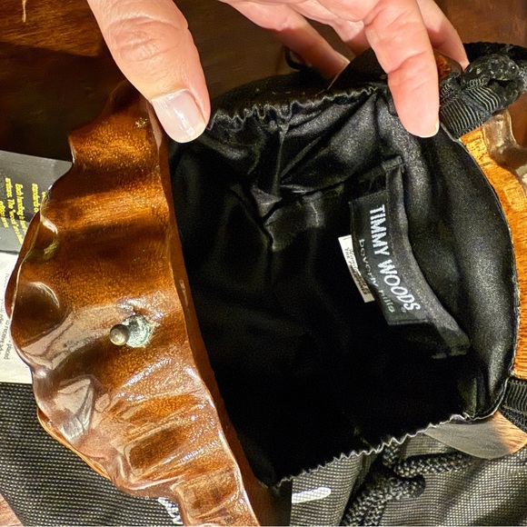 Timmy Woods Beverly Hills Wood Handbag BOXER - Picture 5 of 5